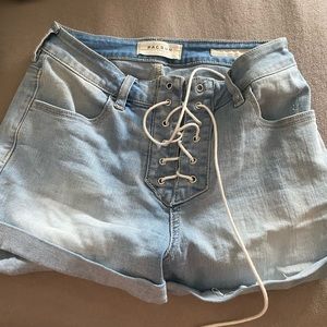Jean Shorts (ties up)